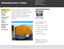 Tablet Screenshot of chattahoocheetrailer.com